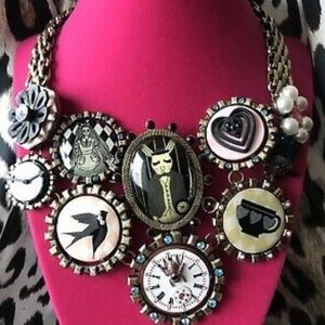 Betsey Johnson Alice in Wonderland Necklace